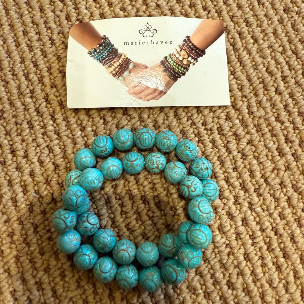 Turquoise Beaded Bracelet